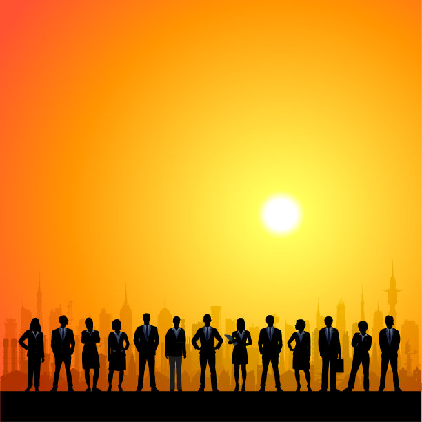 金融城的商业人士图片下载