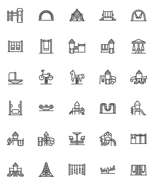 操场设备线图标设置图片下载