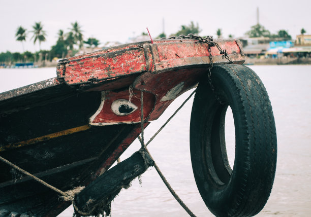 越南芹苴的蔡朗水上市场图片下载
