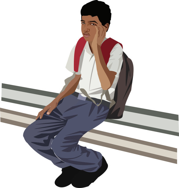 上学的孩子，图片下载