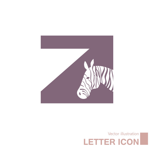 矢量画英文字母创意创意。图片下载