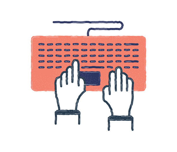 技术支持平线图标设计图片下载