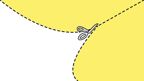 剪刀剪背景图片下载