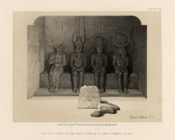 古埃及阿布辛贝大庙遗址图片下载