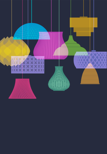 灯或灯罩设计图片下载