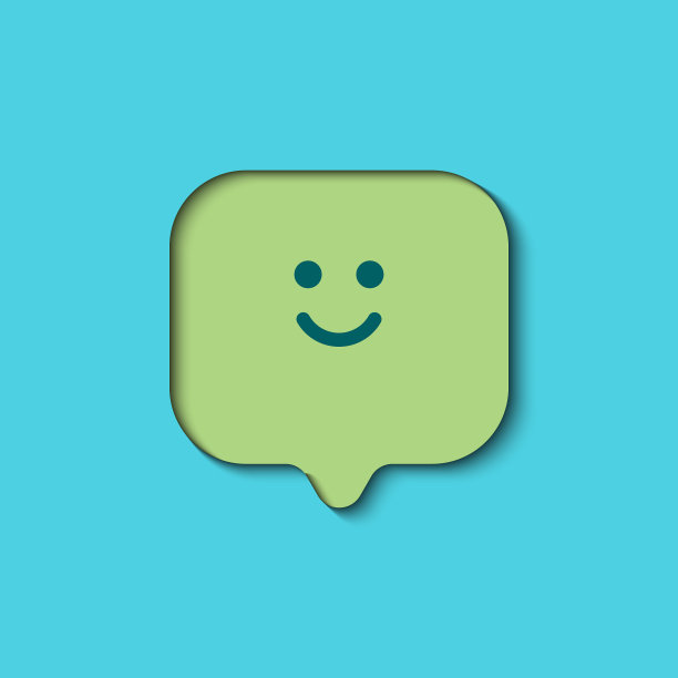 语音泡泡表情纸艺术效果图片下载