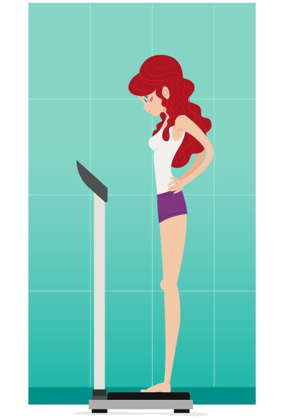 女孩控制体重和饮食图片下载