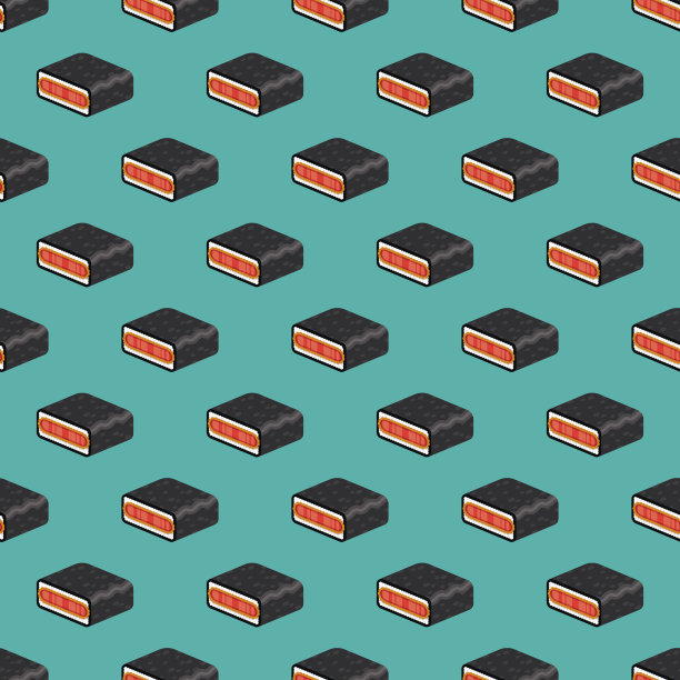 和牛日式三明治图案图片下载