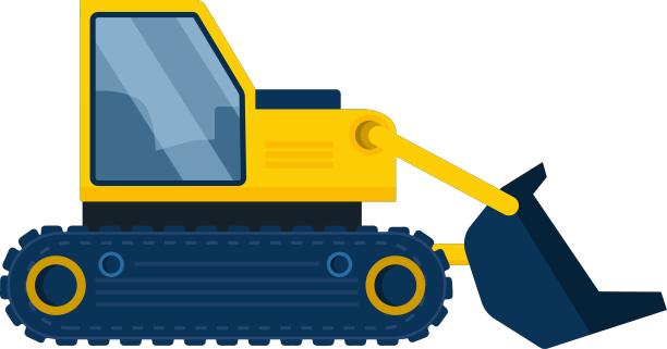 大型挖掘机的概念图片下载