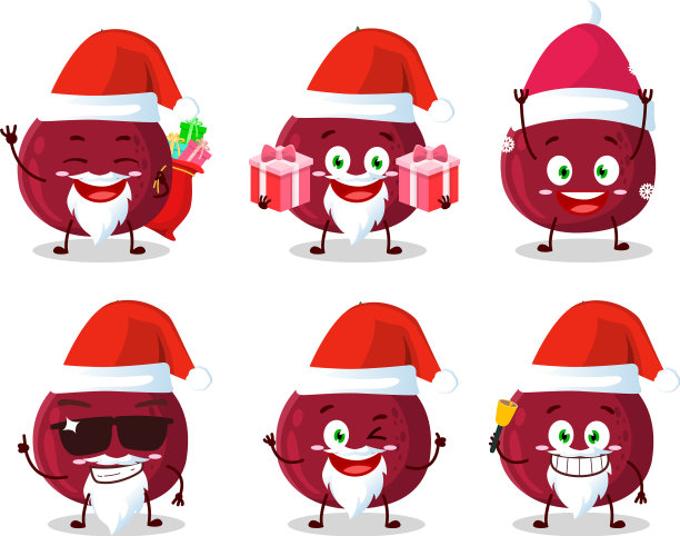 新洋葱卡通圣诞老人表情图片下载