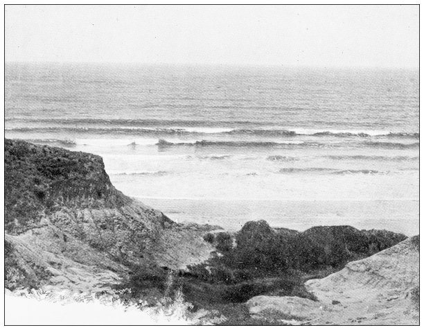 古色古香的加州旅行照片:太平洋图片下载