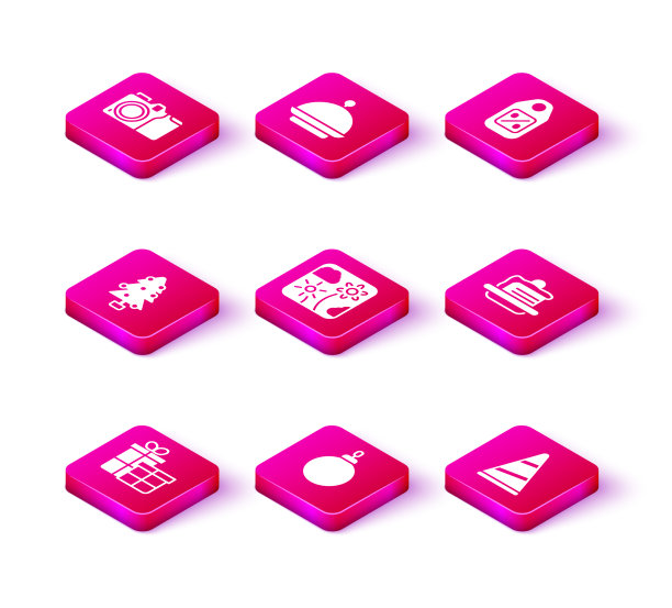 礼品盒圣诞球树烟花图片下载