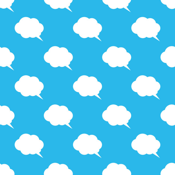 无缝对话气泡图案图片下载