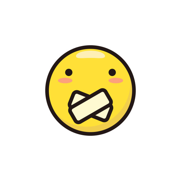 表情符号可爱的平面颜色和线条艺术图片下载