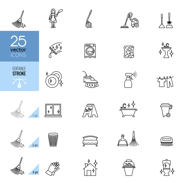 清洗线图标。可编辑的中风。图片下载