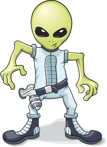 外星人的枪手图片下载