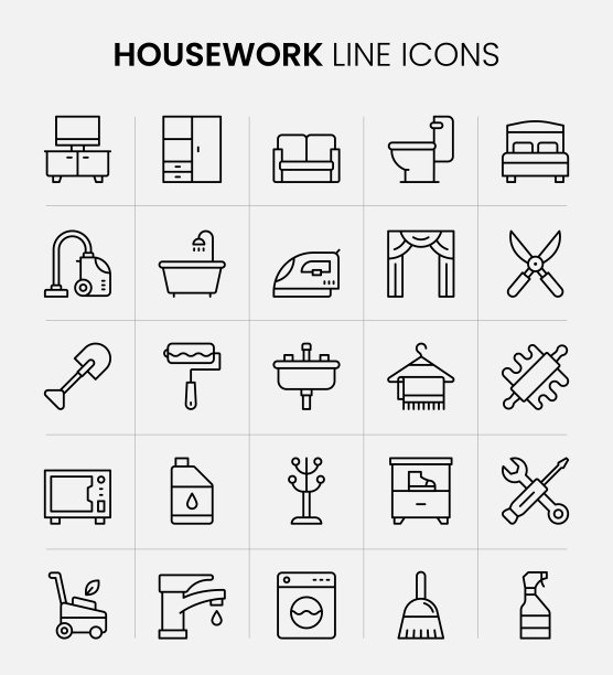 家务行图标图片下载