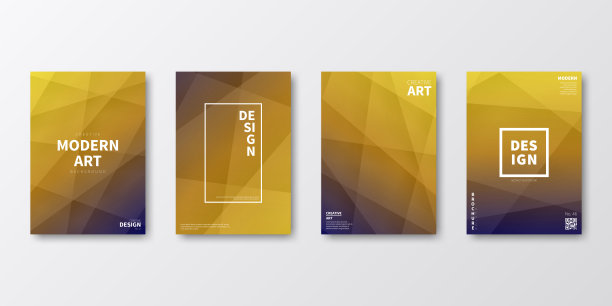 宣传册模板排版，橙色封面设计，商业年报，传单，杂志图片下载