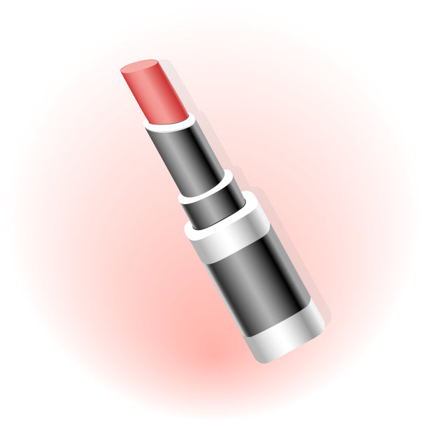 女人的口红。彩色插图图片下载