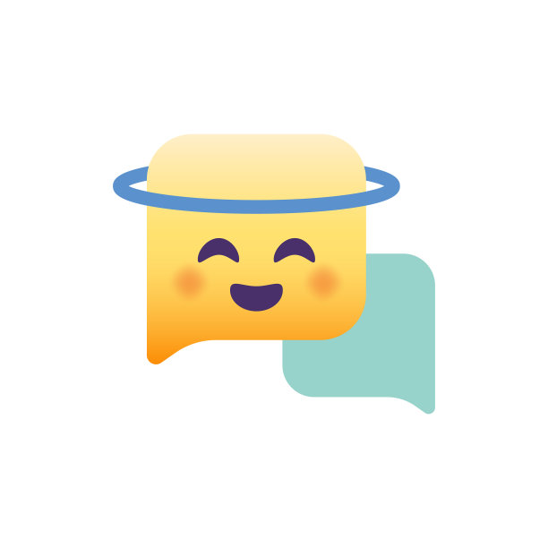 广场语音泡泡的表情符号设计图片下载