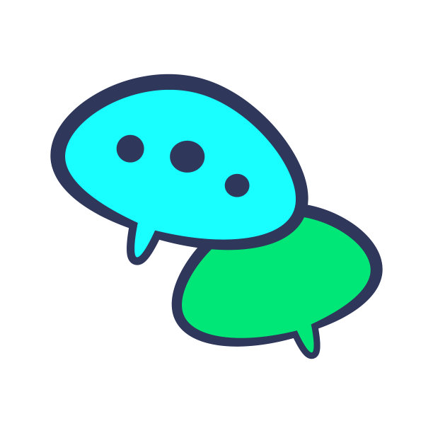 在线短信语音泡泡卡通风格图片下载