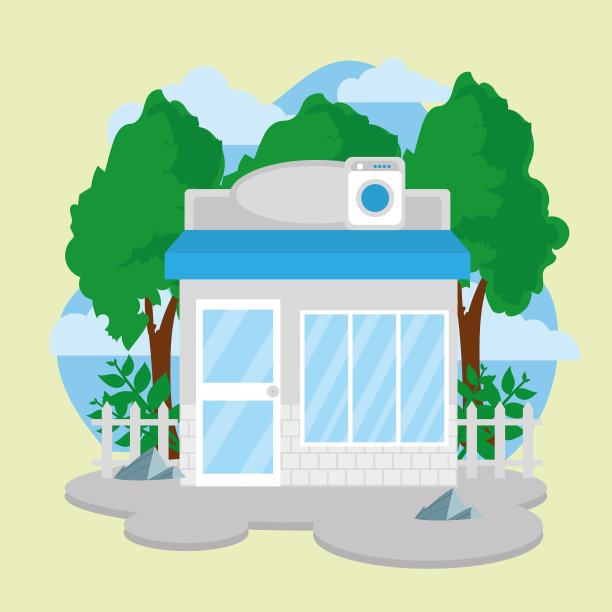 白色衣服商店图片下载