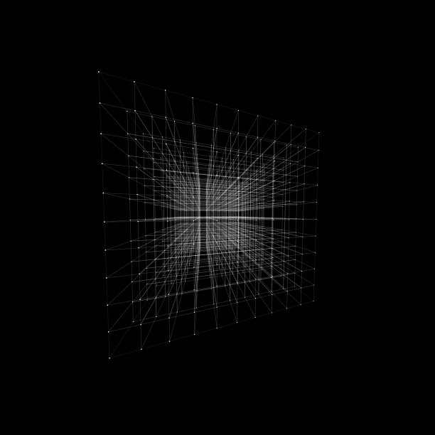三维形状，无限空间。用白点标记连接图片下载