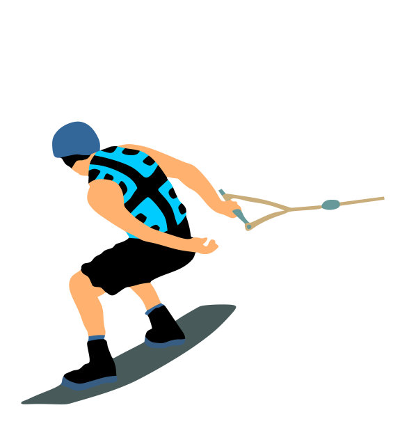 滑水的男人图片下载