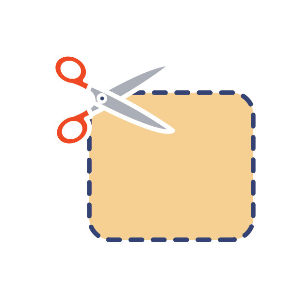 购物和零售平面设计图标图片下载