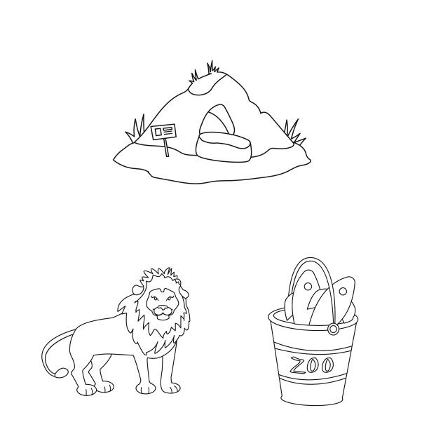 设计娱乐和森林标志图片下载