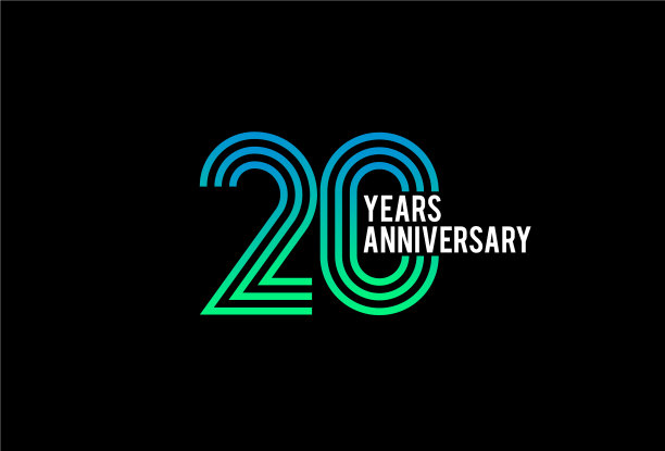 20周年纪念设计图片下载
