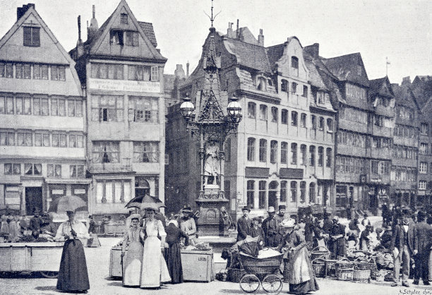 汉堡梅斯贝格喷泉图片下载