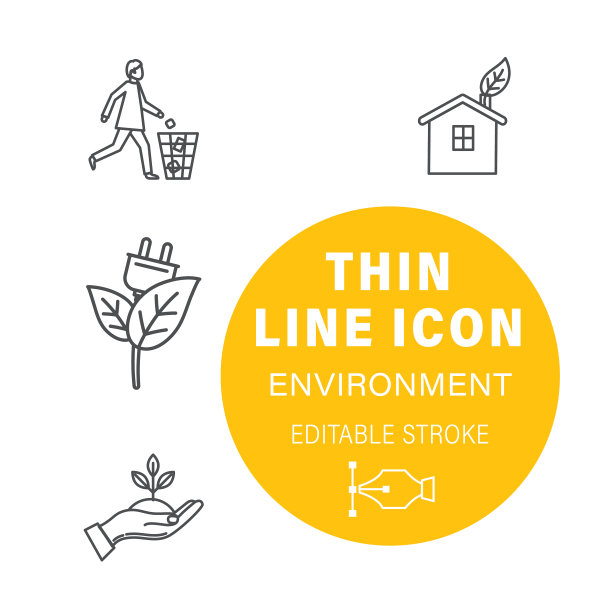 环境线图标集图片下载