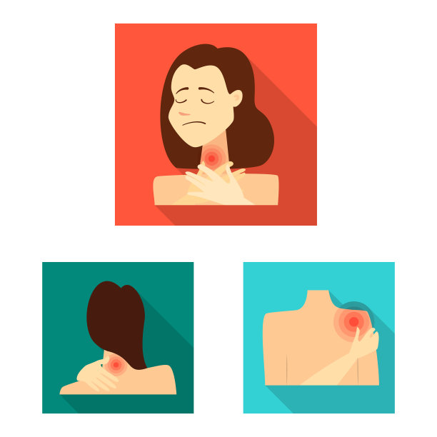 孤立的物体损伤和伤口图标集图片下载