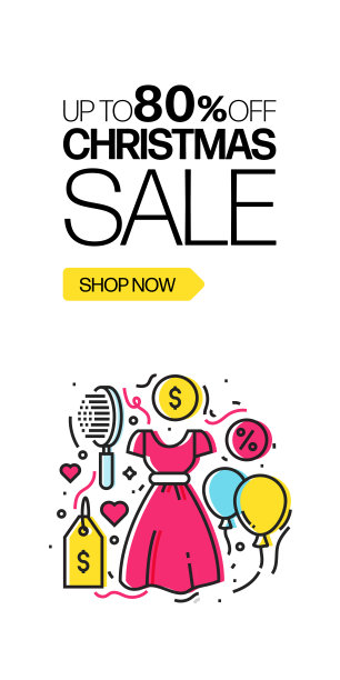 销售横幅模板设计。特别提供旗帜矢量插图。图片下载