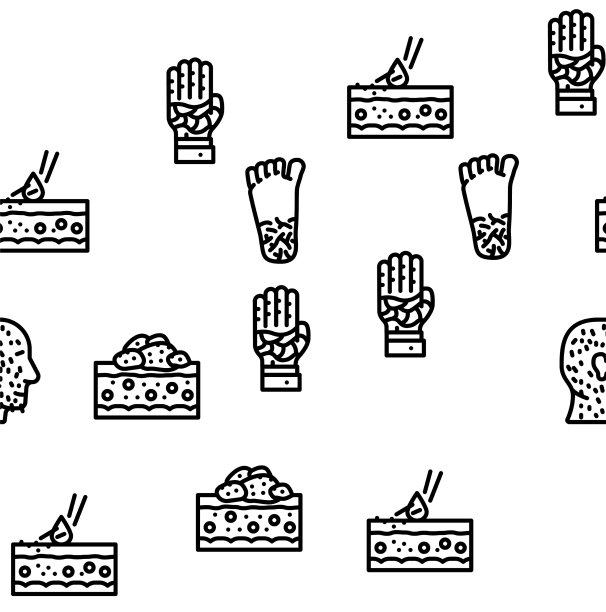 皮肤病是人类健康的无缝问题图片下载