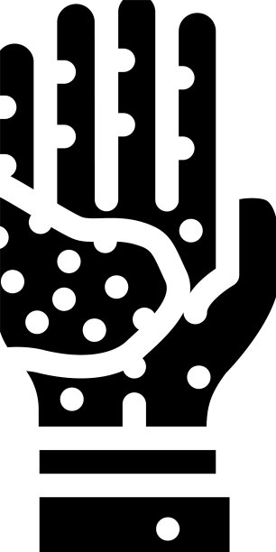 特应性皮炎字形图标图片下载