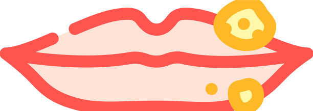 疱疹皮肤疾病颜色图标图片下载