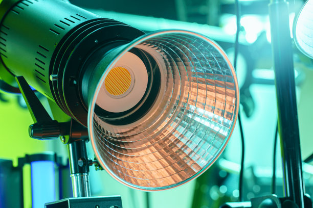 摄影照明闪光灯和软箱图片下载