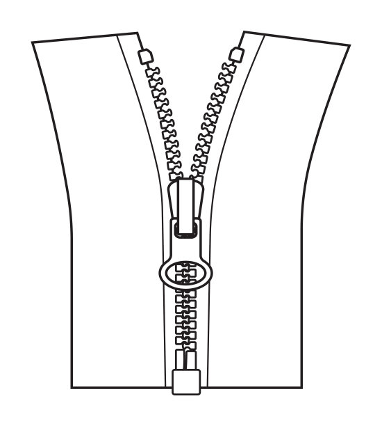 黑白，衣服拉链图片下载