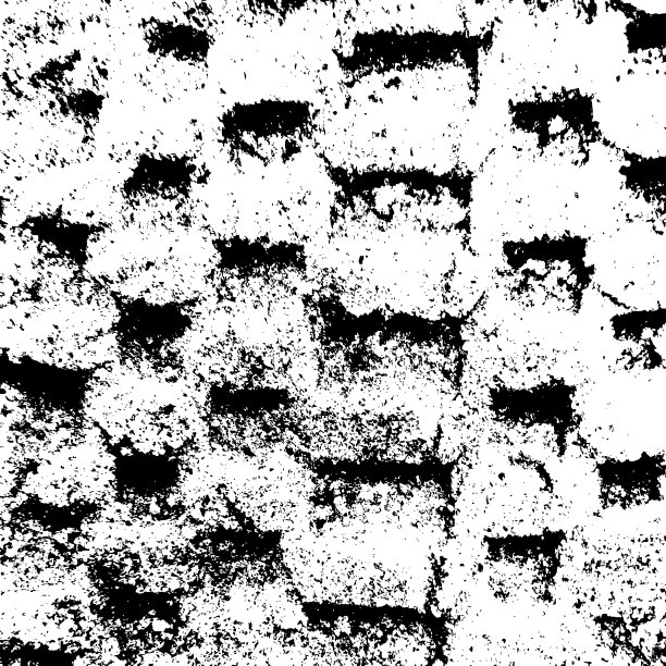 足迹-垃圾纹理。黑色灰尘Scratchy Pattern。抽象的背景。矢量设计作品。变形的效果。裂缝。图片下载