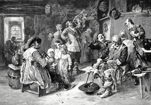 Die Wallensteiner，快乐的音乐家家庭，室内练习图片下载