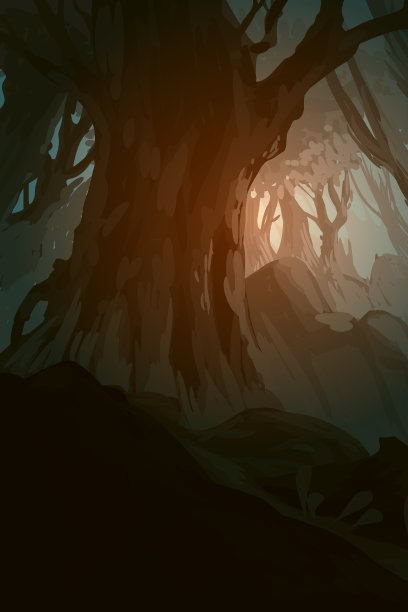 令人毛骨悚然的森林图片下载