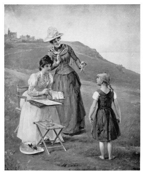 小女孩摆姿势图片下载