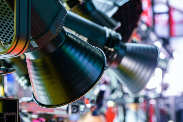 摄影照明闪光灯和软箱图片下载