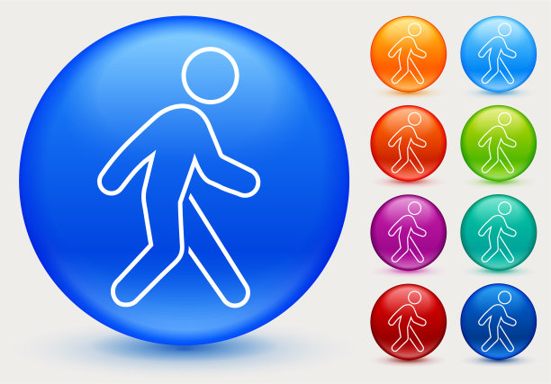 行走的男人的象征图片下载