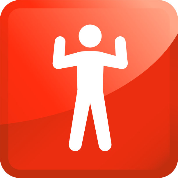 男人伸展瑜伽运动图标图片下载