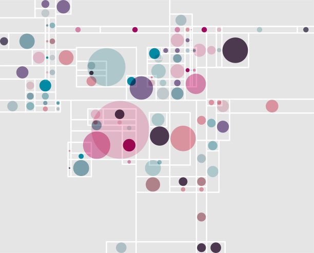 色彩点时尚几何图案背景图片下载