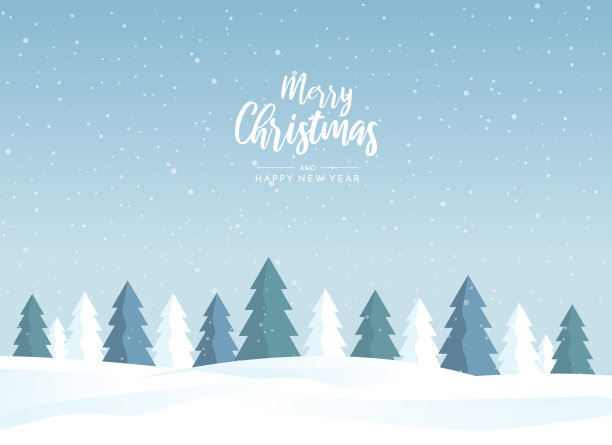 圣诞快乐和新年快乐的背景。向量图片下载