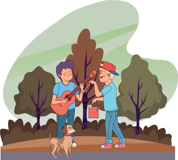 十几岁的朋友们微笑着玩得很开心图片下载